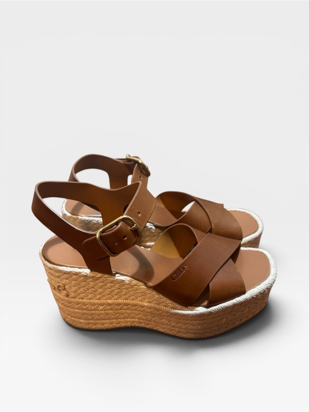 NEW! Chloé Isla Platform Espadrille Sandal US 9 - Picture 4 of 8